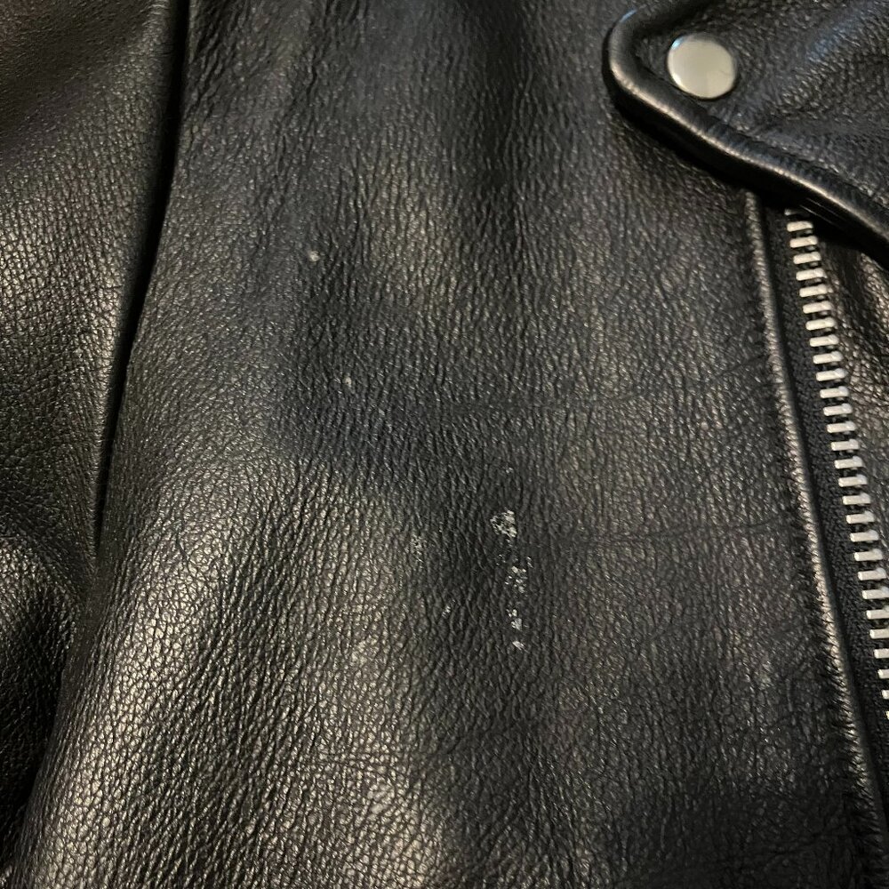 Vintage leather motorcycle jacket - Picture 5 of 10
